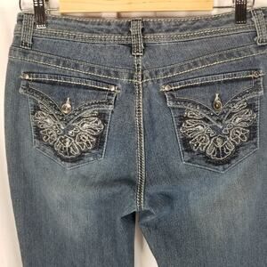 Nine West Jeans 28/6 Bootcut Anna Bling Boot Cut Jeans Date Nite Fit